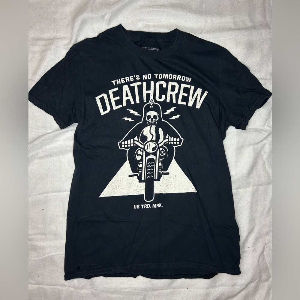Ruckus men’s black t shirt small Death Crew